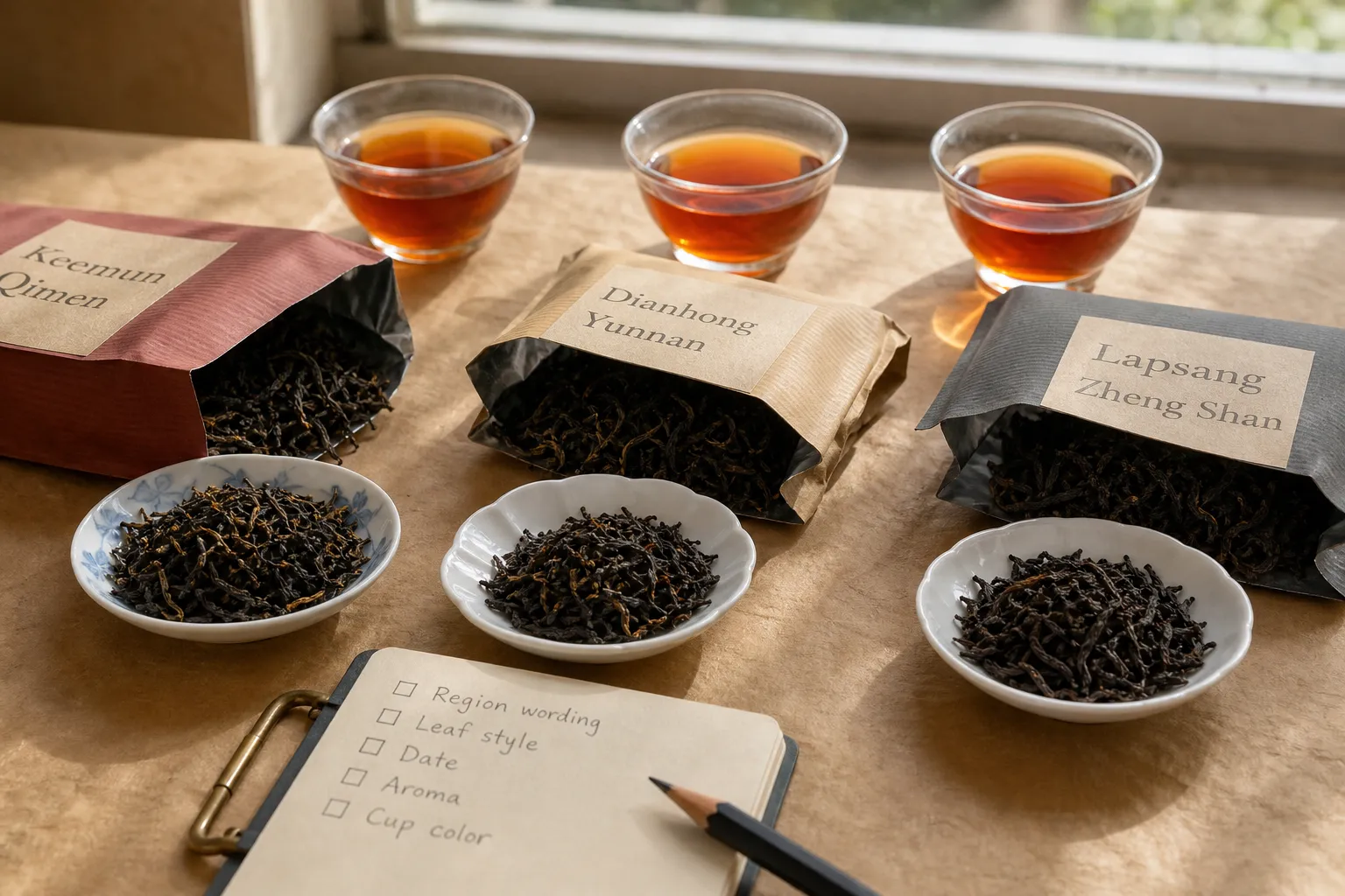 How to Read Chinese Black Tea Labels for Keemun, Dianhong, and Lapsang